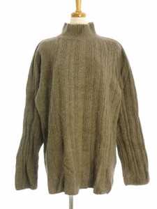 【中古】トゥデイフル TODAYFUL Highneck Mohair Knit ハイネック モヘア ニット 2021AW ブラウン セーター モヘヤ