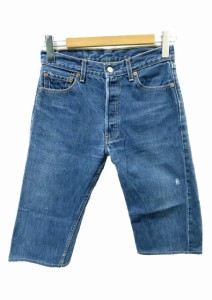 【中古】リーバイス Levi's デニムパンツ ジーンズ 七分丈 半端丈 インディゴブルー ボトムス メンズ