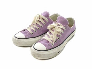 【中古】コンバース CONVERSE アディクト チャックテイラー スウェード パープル 23.5cm レディース