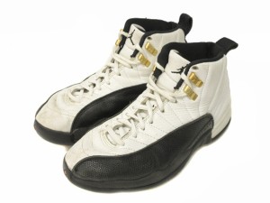 【中古】ナイキ NIKE AIR JORDAN 12 エアジョーダン12 スニーカー US5.5 ホワイト 靴 シューズ ☆AA★ レディース