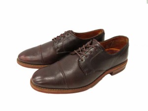 【中古】アレンエドモンズ Allen Edmonds ストレートチップ シューズ Oak Street レザー ダークブラウン 9.5 D