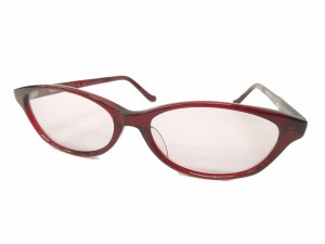 【中古】フォーナインズ 999.9 サングラス E-03 40 眼鏡 メガネ 52□16 145 レッド アイウェア メンズ レディース