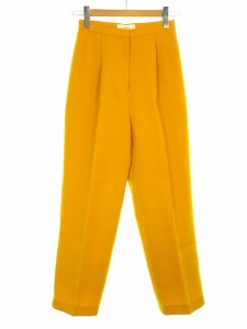 【中古】トゥデイフル TODAYFUL Pique Tuck Trousers ピケ タック トラウザーズ パンツ 36 オレンジ ボトムス