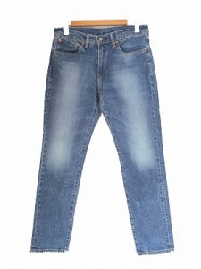 【中古】リーバイス Levi's 511 デニムパンツ ジーンズ スリム ブルー W32 メンズ