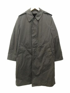 【中古】ヴィンテージ VINTAGE 70s 米軍 レインコート オールウェザーコート ライナー付き U.S.NAVY U.S.ARMY ブラック 36S メンズ