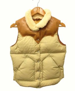 【中古】ロッキー マウンテン フェザーベッド Rocky Mountain FeatherBed クリスティー ダウンベスト ベージュ 9/10