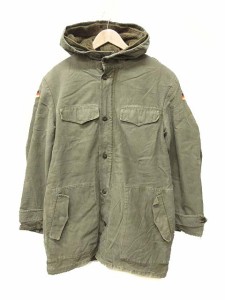 【中古】ドイツ軍 モッズコート ライナー付き ユーロミリタリー オリーブ メンズ