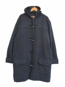 【中古】ギャップ GAP 90s オールド ダッフルコート ロングコート ネイビー XL メンズ