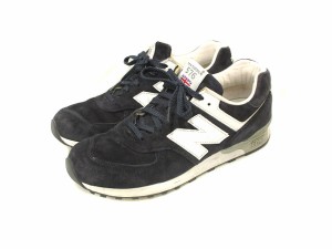 【中古】ニューバランス NEW BALANCE M576DNV スニーカー スウェード イングランド製 ダークネイビー 26.5 メンズ