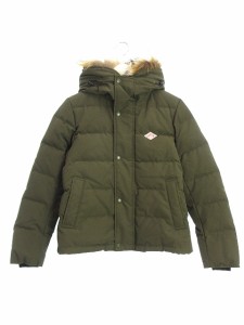 【中古】ダントン DANTON ショート ダウン ジャケット 36 カーキ SHORT DOWN JACKET JD-8931 アウター 上着