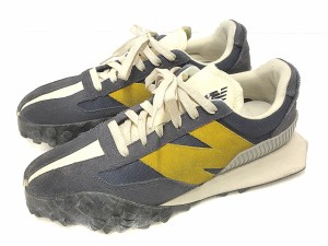 【中古】ニューバランス NEW BALANCE UXC72KW スニーカー 25.5 ネイビー 靴 シューズ メンズ