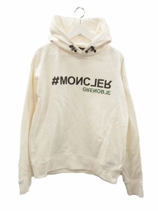 【中古】未使用品 モンクレール MONCLER GRENOBLE グルノーブル MAGLIA CON CAPPUCCIO ロゴフーディ パーカー M