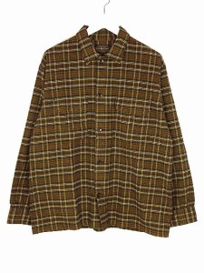 【中古】ペンドルトン PENDLETON 長袖 シャツ チェック L ブラウン トップス メンズ