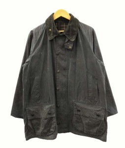 【中古】バブアー Barbour 80s ビューフォート BEAUFORT オイルド ジャケット ヴィンテージ ネイビー C40 メンズ