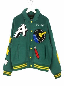 【中古】A FEW GOOD KIDS アフュー グッド キッズ Rocket Collage Jacket スタジアムジャケット スタジャン L