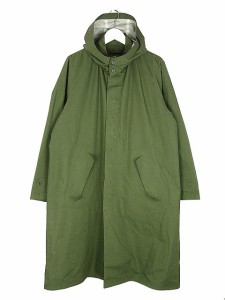 【中古】デサント DESCENTE PAUSE ポーズ LINER SOUTIEN COLLAR COAT DUI3751 ステンカラーコート M グリーン