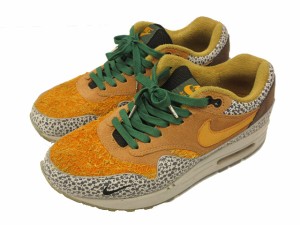 【中古】ナイキ NIKE ×ATMOS AIR MAX 1 PREMIUM QS SAFARI 665873-200 エアマックス 1 プレミアム OS 25cm