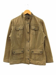 【中古】バブアー Barbour ユーティリティジャケット UTILITY JACKET オイルドジャケット カーキ 12 レディース