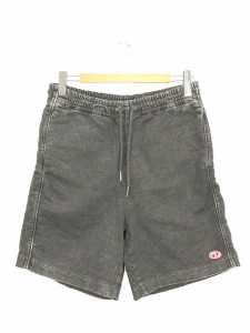 【中古】ディーゼル DIESEL D-BOXY-NE A03934 069ZE ハーフパンツ M ブラック ショートパンツ ショーツ ボトムス