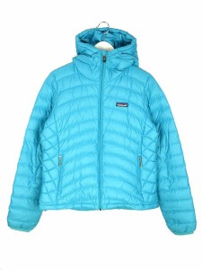 【中古】パタゴニア Patagonia Down Sweater Full-Zip Hoody 84710 ダウンセーターフーディ M 水色 ダウンジャケット