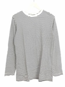 【中古】ドゥーズィエムクラス DEUXIEME CLASSE COCO Stripe Tシャツ No5 ボーダー カットソー 長袖 ホワイト 白 黒