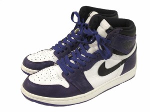 【中古】ナイキ NIKE Air Jordan 1 Retro High OG Court Purple 555088 500 エアジョーダン1 レトロ ハイ OG 28