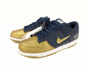 【中古】未使用品 ナイキ エスビー NIKE SB × シュプリーム SUPREME ダンク ロー スニーカー CK3480-700 30