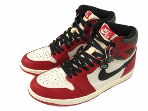 【中古】ナイキ AIR JORDAN 1 RETRO HI OG Lost&Found Chicago varsity DZ5485-612 エアジョーダン 1 シカゴ 28