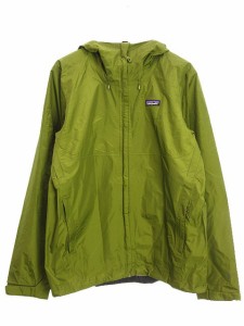 【中古】パタゴニア Patagonia メンズ トレントシェル ジャケット M グリーン 緑 アウター 上着 マウンテンパーカー