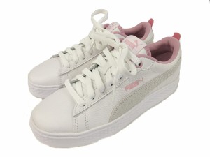 【中古】プーマ PUMA PUMA SMASH PLATFORM L 366487-08 プーマスマッシュ プラットフォーム 23.5 ホワイト スニーカー