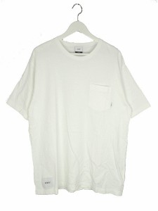 【中古】ダブルタップス WTAPS blank ss tee 201ATDT-CSM03 半袖 Tシャツ 2 ホワイト トップス ☆AA★ メンズ