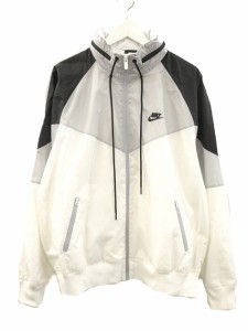 【中古】ナイキ NIKE WIND RUNNER HD PLUS AR2210-100 ウィンドランナー XL ホワイト ブルゾン ジャケット