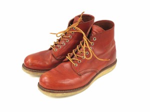 【中古】レッドウィング REDWING 8166 プレーントゥ ワークブーツ 6ich CLASSIC PLAIN TOE オロラセット 9.5D メンズ