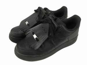 【中古】ナイキ NIKE AIR FORCE 1 07 black/black CW2288-001 エアフォース 1 '07 27cm ブラック スニーカー シューズ