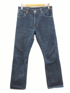 【中古】リーバイス Levi's 517 フレア デニムパンツ 00517-0216 ブーツカット 34 ブルー ジーンズ ボトムス メンズ