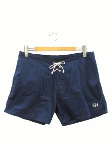 【中古】NALUTO TRUNKS ナルトトランクス 道 サーフショーツ 35 ネイビー サーフトランクス ボトムス メンズ