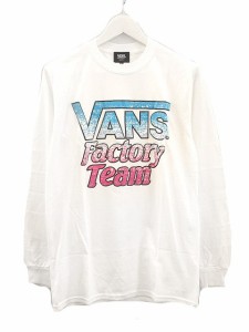 【中古】バンズ VANS スタンダードカリフォルニア ロゴ ロングスリーブ Tシャツ VANS-19AW-LST ホワイト S ロンT