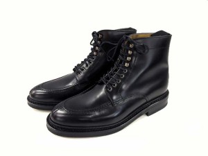 【中古】未使用品 ホーキンス Hawkins 358 Y-TIP BOOTS ワイチップ ブーツ レザー ブラック 6 メンズ