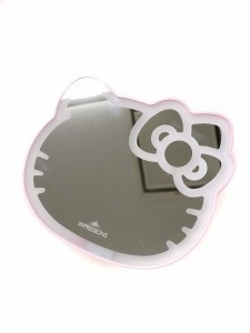 【中古】IMPRESSIONS VANITY ハローキティ リングスタンド付き ポケット ミラー LED 鏡 HELLO KITTY レディース