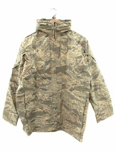 【中古】U.S.AF ARMY ゴアテックスパーカー デジタルタイガーカモ 迷彩 GORE-TEX 民間 USA製 XS-R メンズ