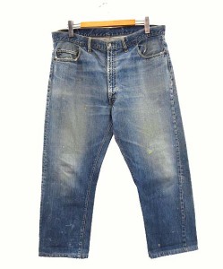 【中古】リーバイス Levi's 70s 505 66前期 オリジナル デニムパンツ 42TALON 刻印4 ヴィンテージ ジーンズ メンズ