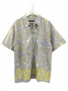 【中古】パタゴニア Patagonia パタロハ pataloha 00s アロハシャツ ハワイアンシャツ コットン ポルトガル製 グレー L メンズ