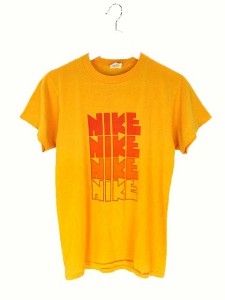 【中古】ナイキ NIKE 70s ゴツナイキ 4段 Tシャツ USA製 オレンジタグ M メンズ