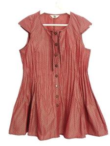 センソユニコt.bストライプチュニック 38サイズ レッド新品