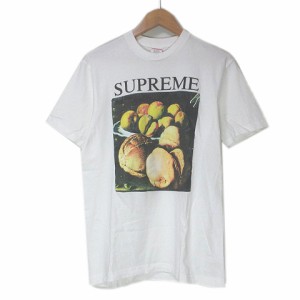 【中古】シュプリーム SUPREME 18AW still life Tee Tシャツ 半袖 カットソー プリント クルーネック 丸胴 S 白 ■U90 