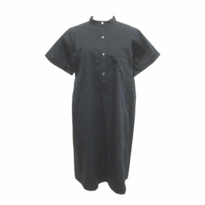 【中古】アーペーセー A.P.C. 美品 23SS ワンピース 半袖 34 約Mサイズ 紺 ネイビー ■U30 レディース