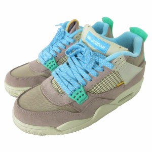 【中古】ナイキ NIKE DJ5718-242 UNION × NIKE AIR JORDAN 4 SP "TAUPE HAZE" US8.5 26.5cm マルチカラー ■U90