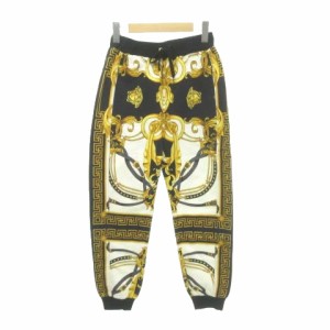 【中古】ヴェルサーチ ヴェルサーチェ VERSACE 美品 19年 メデューサ スウェット パンツ 40 約Mサイズ 黒 レディース