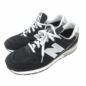 【中古】ニューバランス NEW BALANCE 美品 ニューバランス CM996XB2 スニーカー 28.5ｃｍ 黒 ブラック メンズ