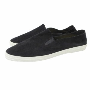 【中古】ケッズ Keds 美品 スニーカー スリッポン スエード 黒 ブラック IBO49 X メンズ